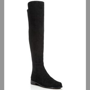 STUART WEITZMAN Suede Over the knee Boots BLACK 